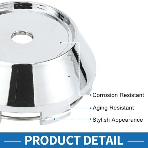Universal Wheel Center Hub Cap Durable 69mm 2.72″ Diameter Vehicle Hub Covers