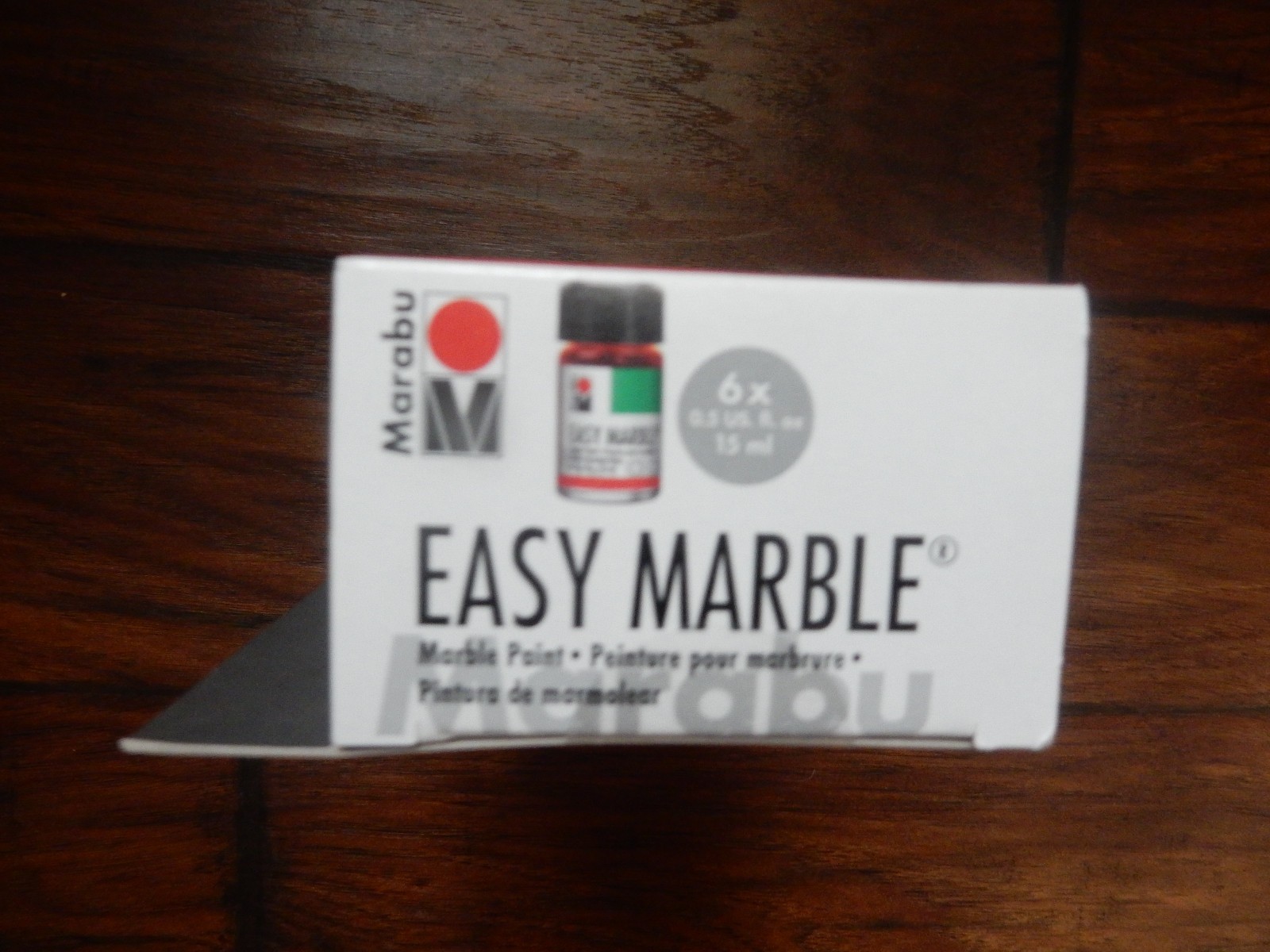 Marabu Creative Easy Marble Paint Starter Set 6 Package. 6x15ml