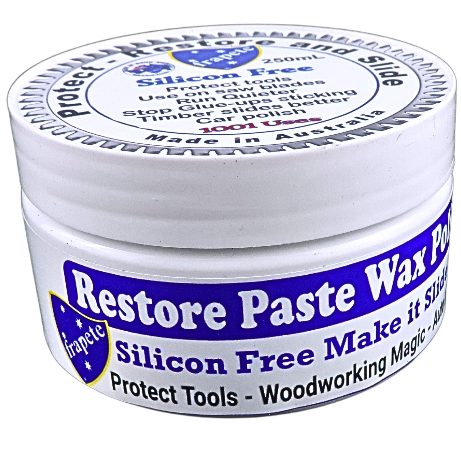 frapete SP Paste Wax Finish Polish 250mL Wood Metal Plastic Vinyl Cork Neutral