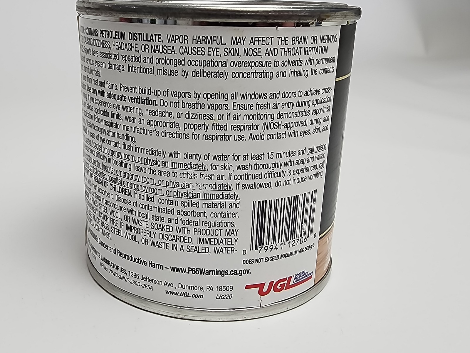 ZAR Interior Oil Base Multi-Surface Stain Golden Sunset 127 1/2 Pint (236 mL)