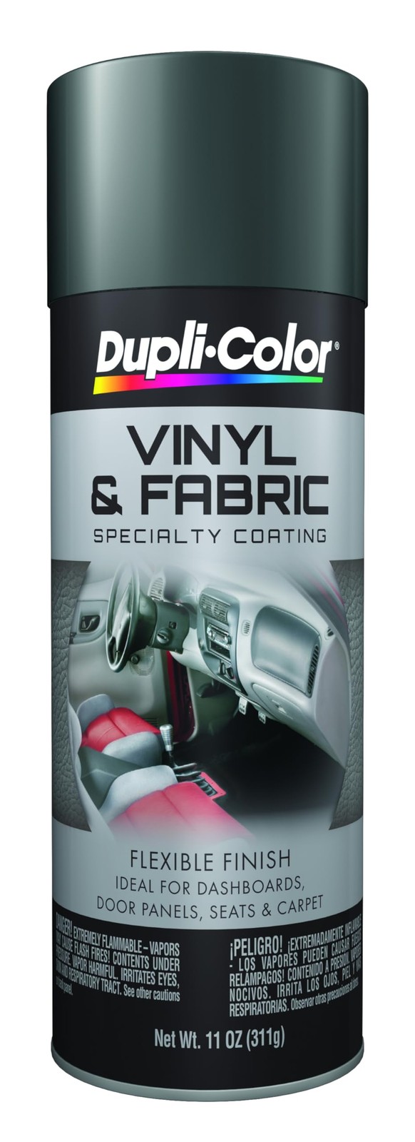 Vinyl & Fabric Spray, Charcoal Gray, 11 oz
