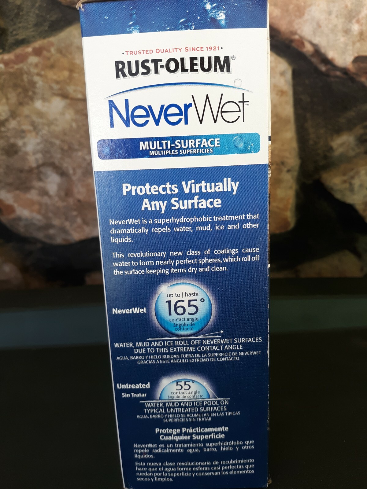 Rust-Oleum NeverWet MULTI SURFACE liquid repelling treatment kit, NEVER WET