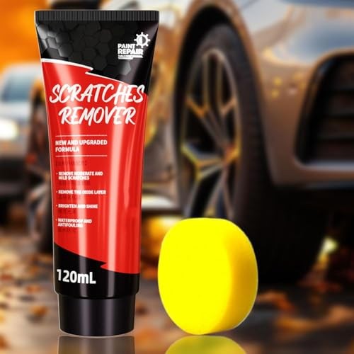 2 PCS Car Scratch Repair Paste Polishing Wax with Sponge, 2024 Upgrade Car