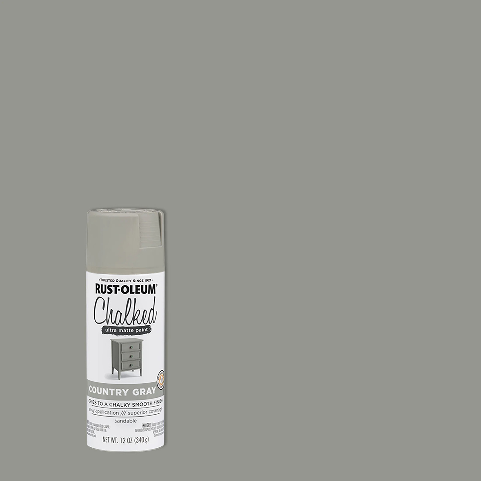 RUST-OLEUM CHALKED SPRAY PAINT Chalky Smooth Matte Finish—Choose Your Color