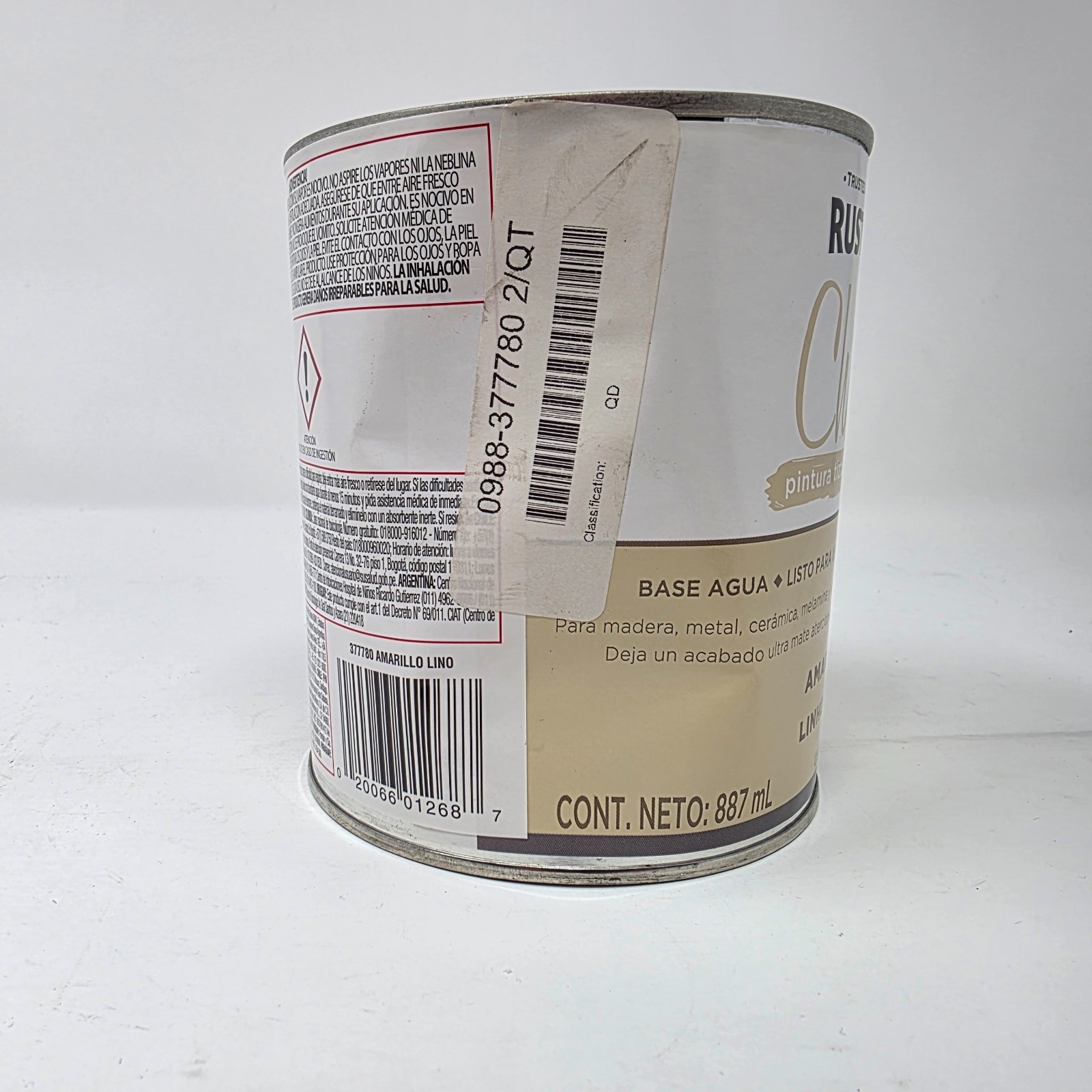 Rust-Oleum Chalked Ultra Matte Amarillo Lino ( Linen Yellow ) Chalk Paint