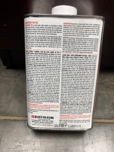 Rust Oleum Automotive 253351 32 Ounce Low Voc Mineral Spirits Quart