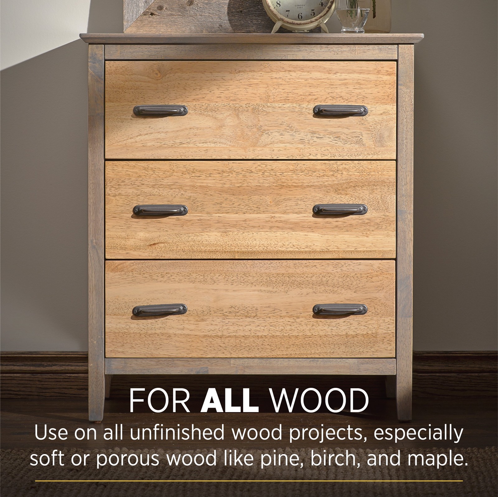 Water-Based Pre-Stain Wood Conditioner, Clear, 1 Quart