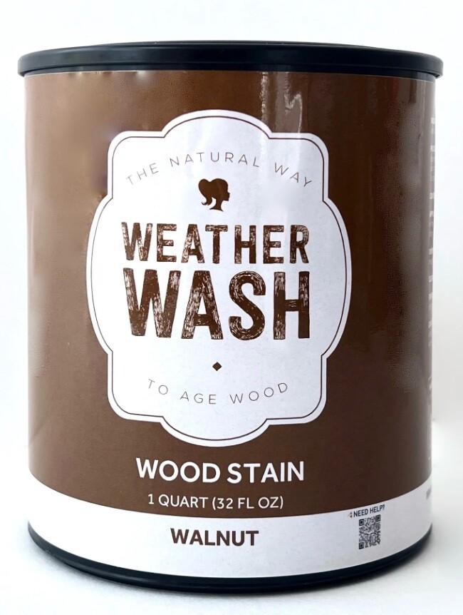 Weather Wash Wood Stain, Walnut, 32 Fl. Oz.