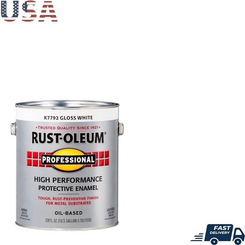 High Performance Gloss DTM Alkyd Enamel Paint Heavy Duty Metal Wood Concrete New