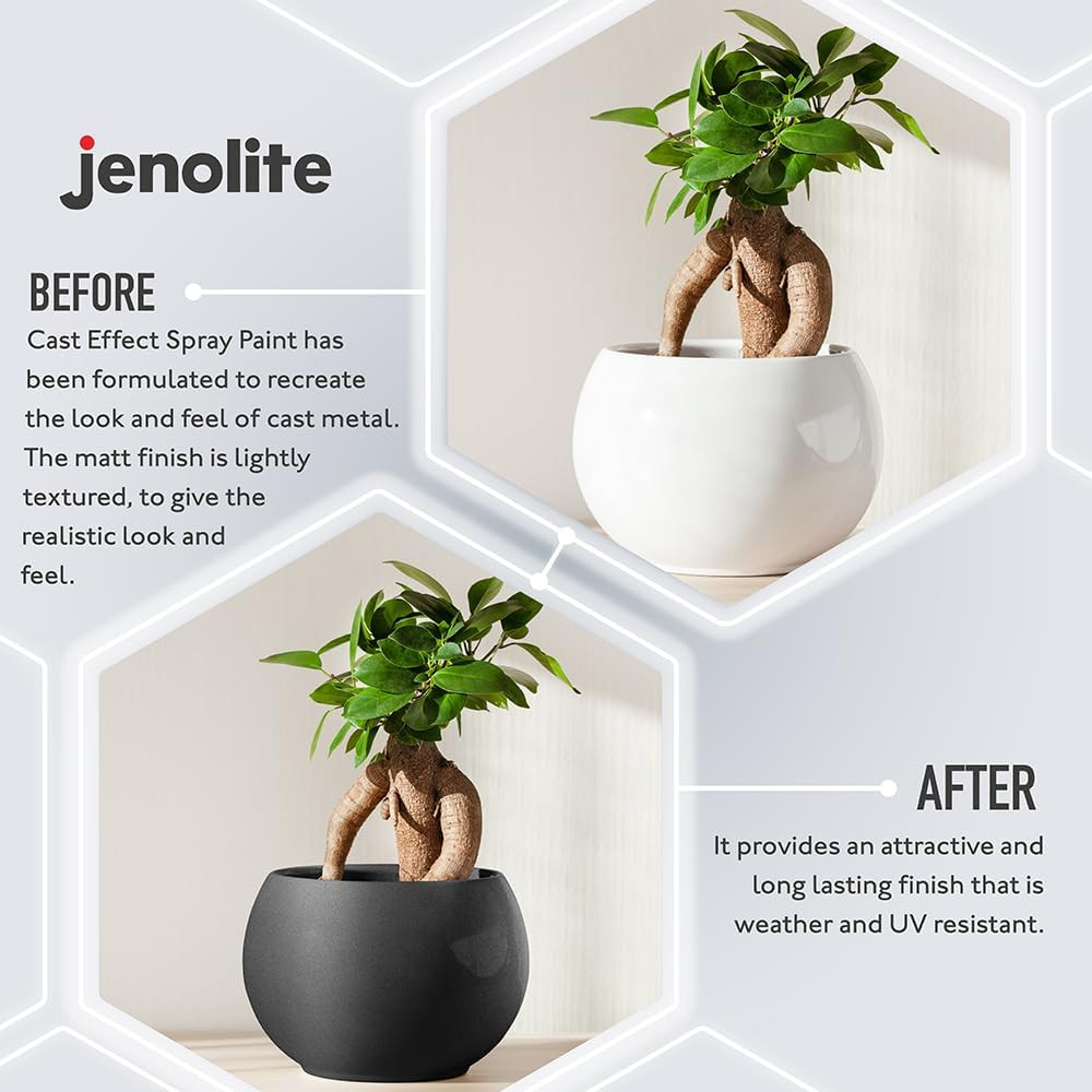 Cast Effect Spray Paint | IRON | Creates Look and Feel of Real Cast Iron on Most