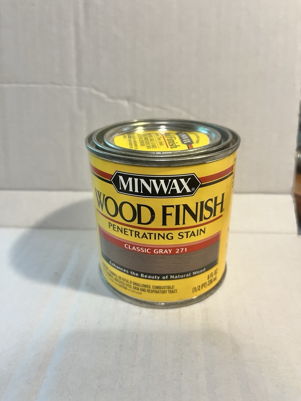 Miniwax Classic Gray, Interior Oil Based Wood Finish, Stain, 8 oz