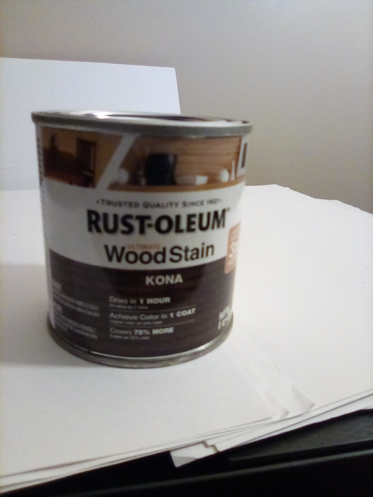 NEW RustOleum KONA Oil Based Ultimate Wood Stain, 8 oz FREE SHIPPING