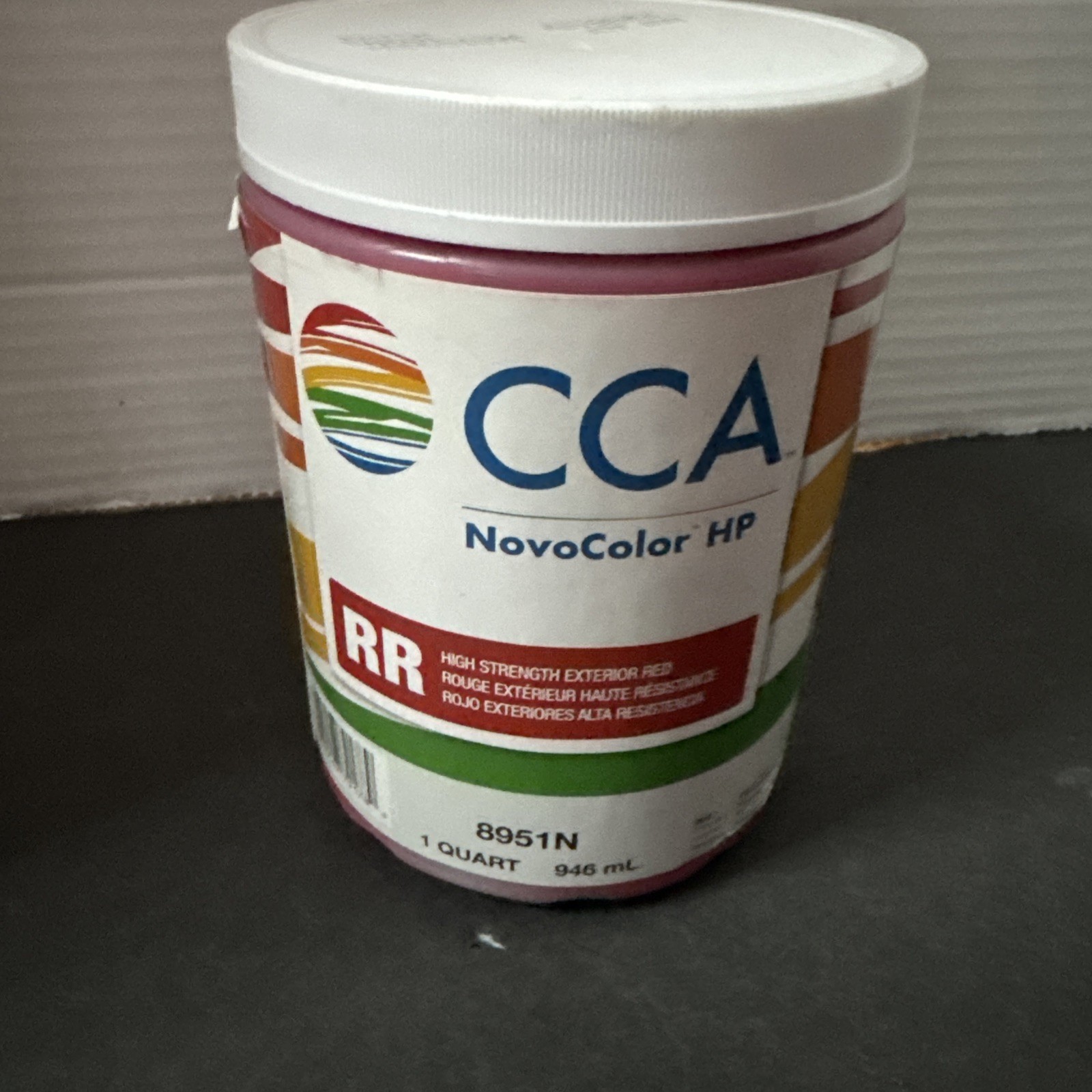 NovoColor HP CCA High Strength Exterior Red Paint Colorant