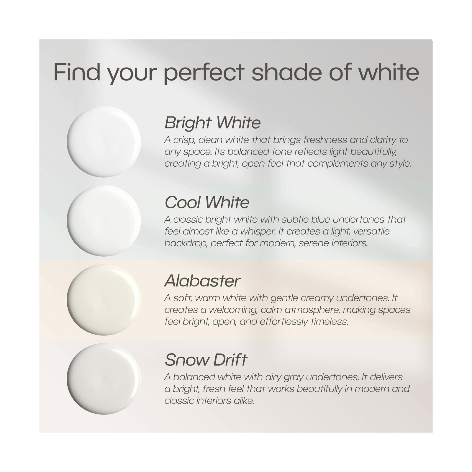 EVOLVE All Purpose Whites Paint & Primer, Flat (Cool White), 5 Gallon – In