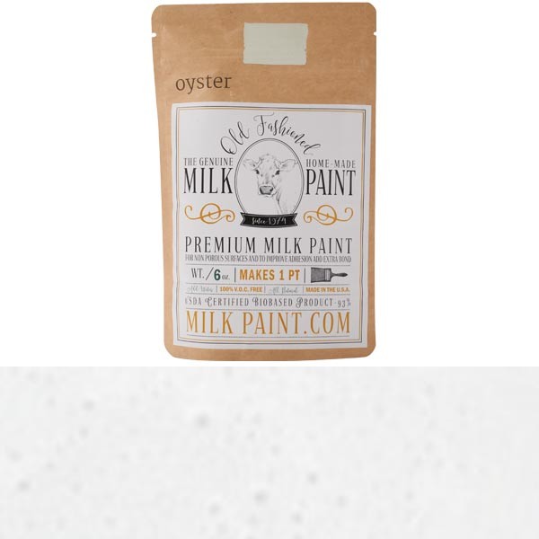 Old Fashioned Milk Paint Oyster White Packaged in Dry Powder – Add water for One