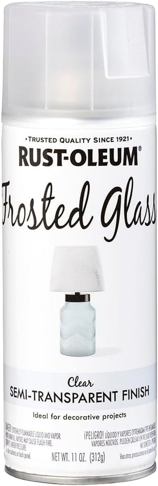 342600 Frosted Glass Spray Paint, 11 Oz, Frosted Glass(Packaging May Vary)