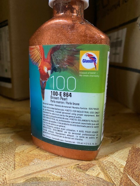 Glasurit 100-E-864, Brown Pearl, 0.5 L / 16.9 oz, EXP 07/15/2025