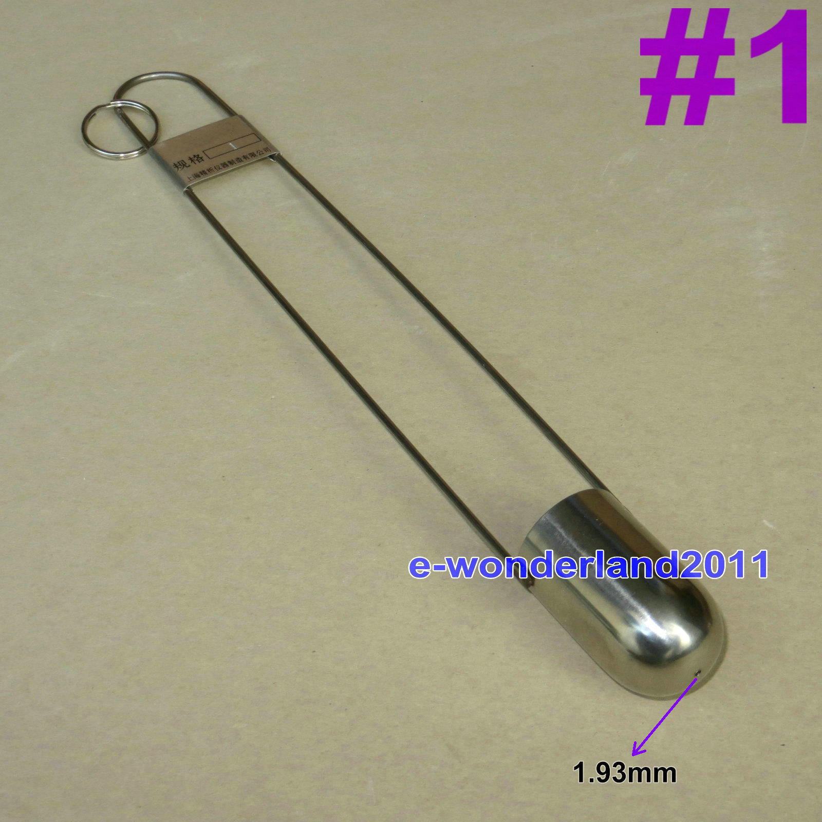ZAHN DIP TYPE VISCOSITY CUP 1# Very PRECISE INK VISCOSITY CUP