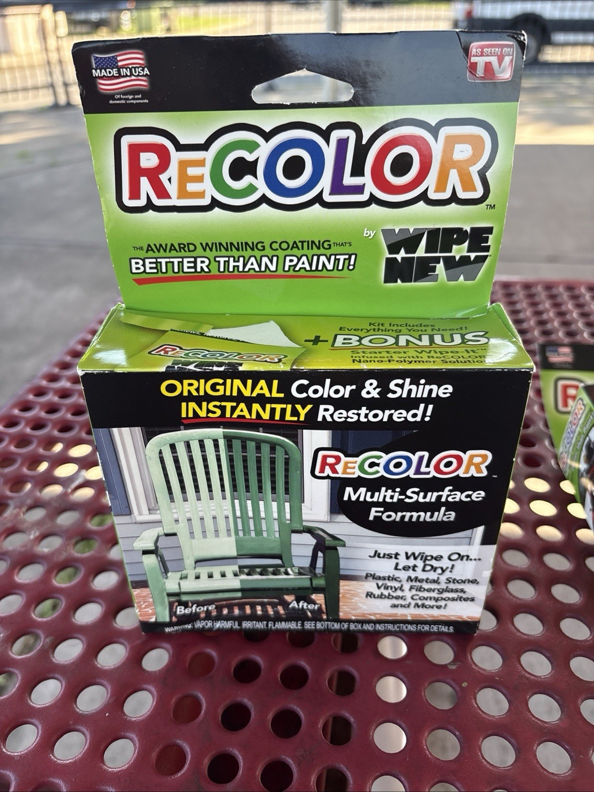 Wipe New Recolor Furniture Restorer Wipe-On Applicator