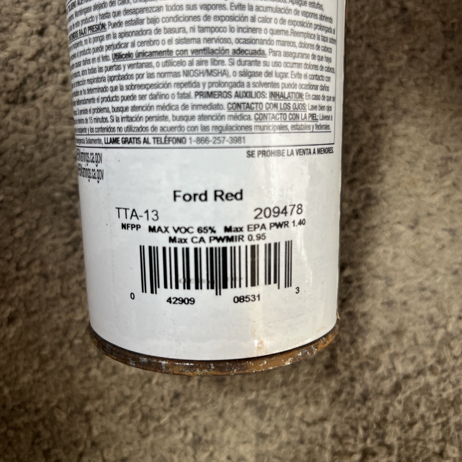 X-o Rust Anti-rust Spray Paint & Primer, Direct-to-metal, Truck, Tractor, (6 CAN