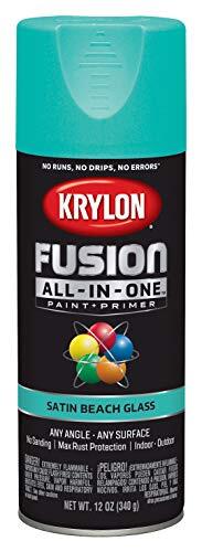 K02731007 Fusion All-In-One Spray Paint 12 Ounce (Pack of 1) Beach Glass Satin