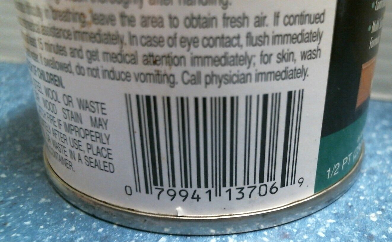 Zar Oil-Based Wood Stain 137 WHITE OAK, 1/2 Pint (13706) FS
