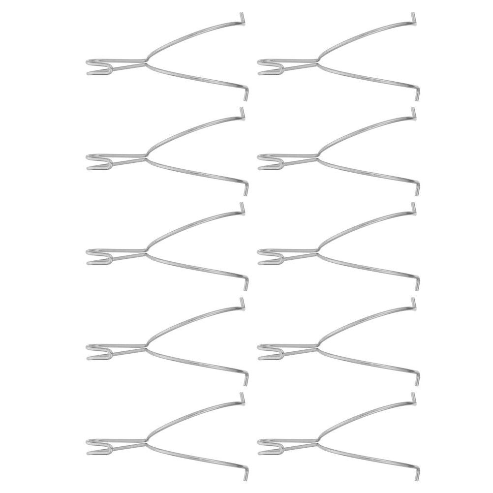 10 Pcs Spray Paint Drying Hook Stainless Steel Hooks Cabinet Door Rack