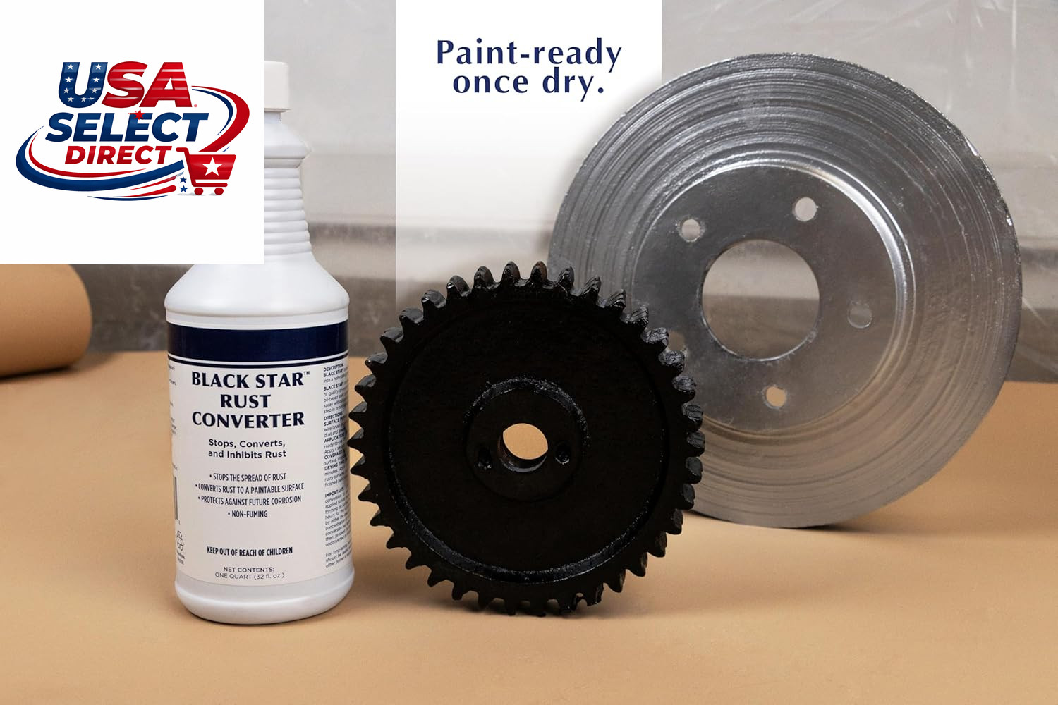 Rust Converter for Steel Surfaces – 1 Quart – Easy Application