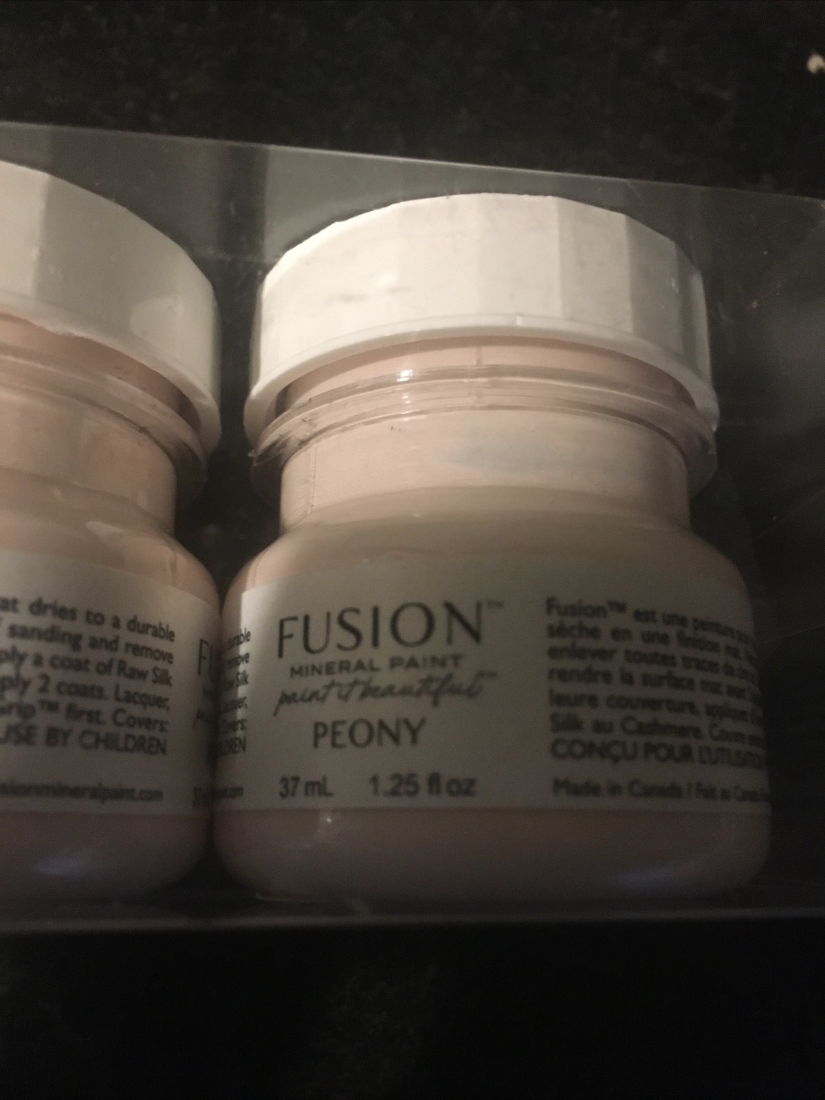 Fusion Mineral Paint Tester 37mL Peony Qty 4