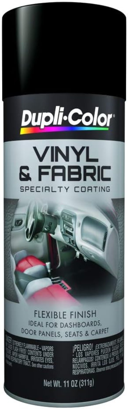Flat Black Vinyl Fabric Coating – 11oz Aerosol (6 Pack)