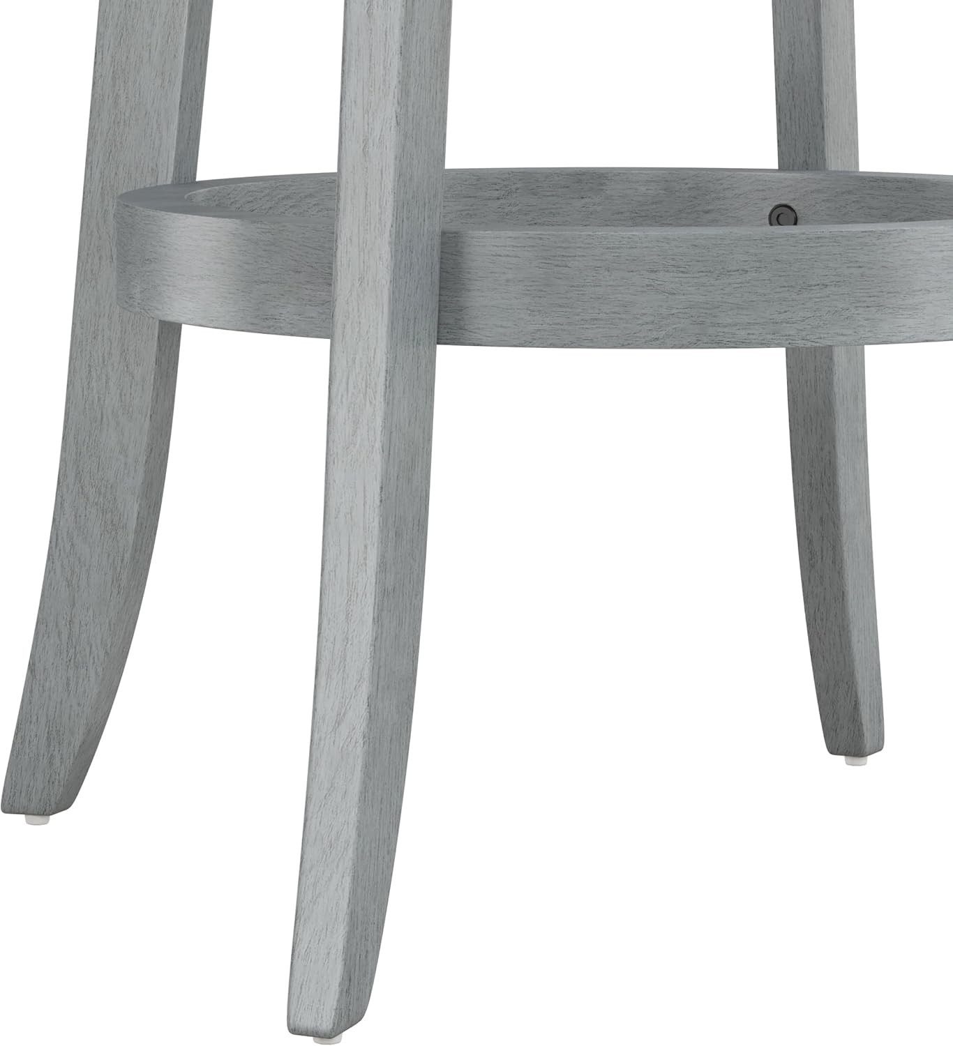Furniture Savana Wood Bar Height Stool, 30″ High, Blue Wire Brush