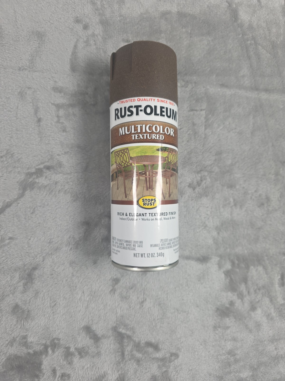 Rust-Oleum Stops Rust Multicolor Textured Spray Paint Autumn Brown 12 oz 6 Pack