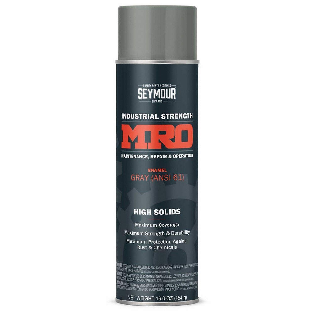 SEYMOUR PAINT Spray Paint,Gray,16oz. 50DJ74 PK 6