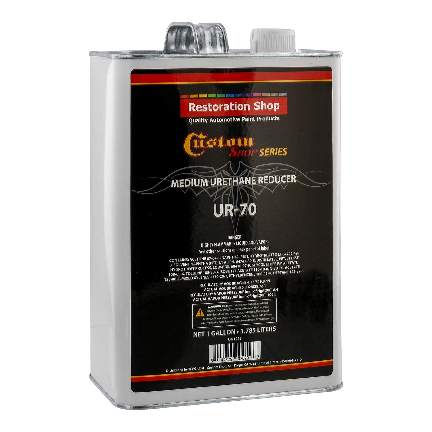 UR70 Medium Urethane Reducer (Gallon) for Automotive Paint and Industrial Paint