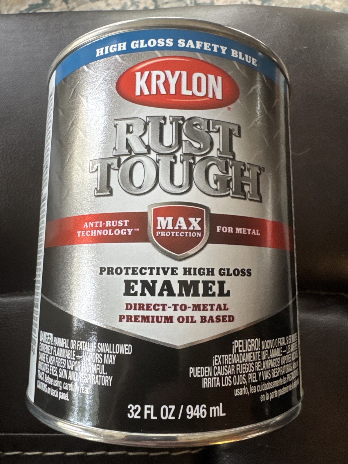 KRYLON Rust Tough with Anti-Rust Technology 833ZG9 HIGH GLOSS SAFETY BLUE
