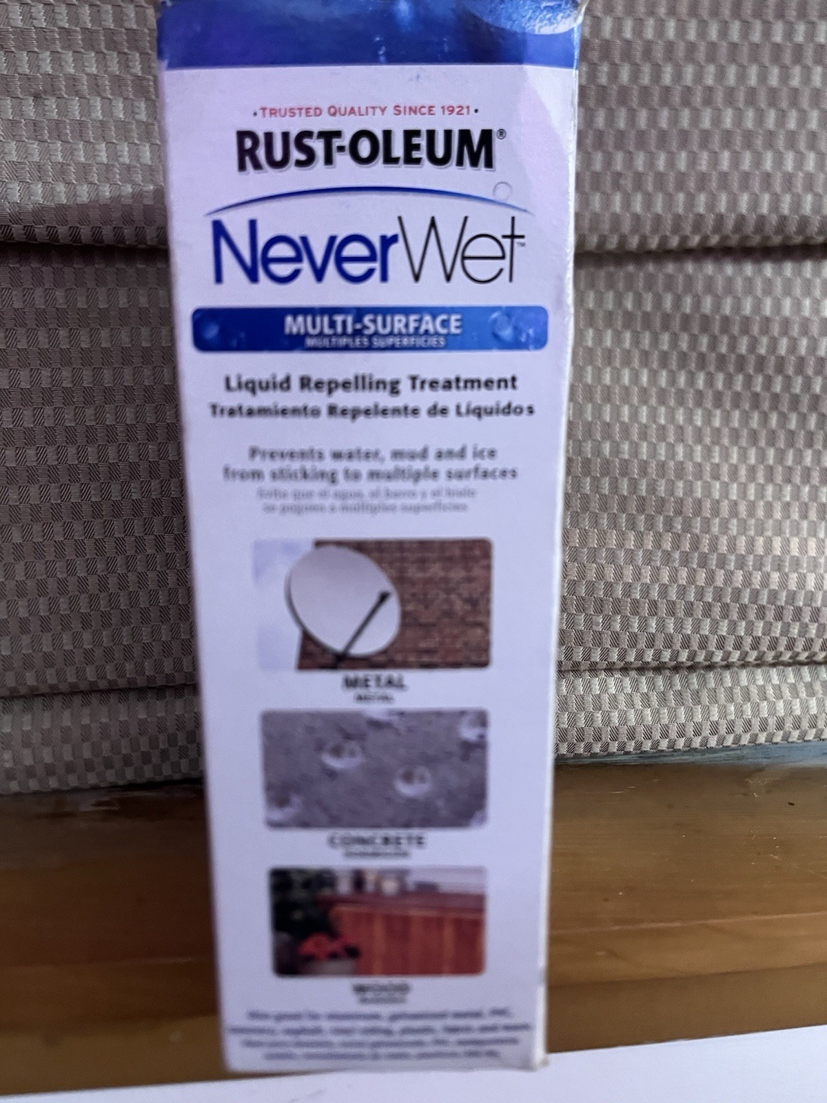 Rust-Oleum NeverWet 18 oz Multi-Surface Spray Liquid Repelling Treatment – NEW