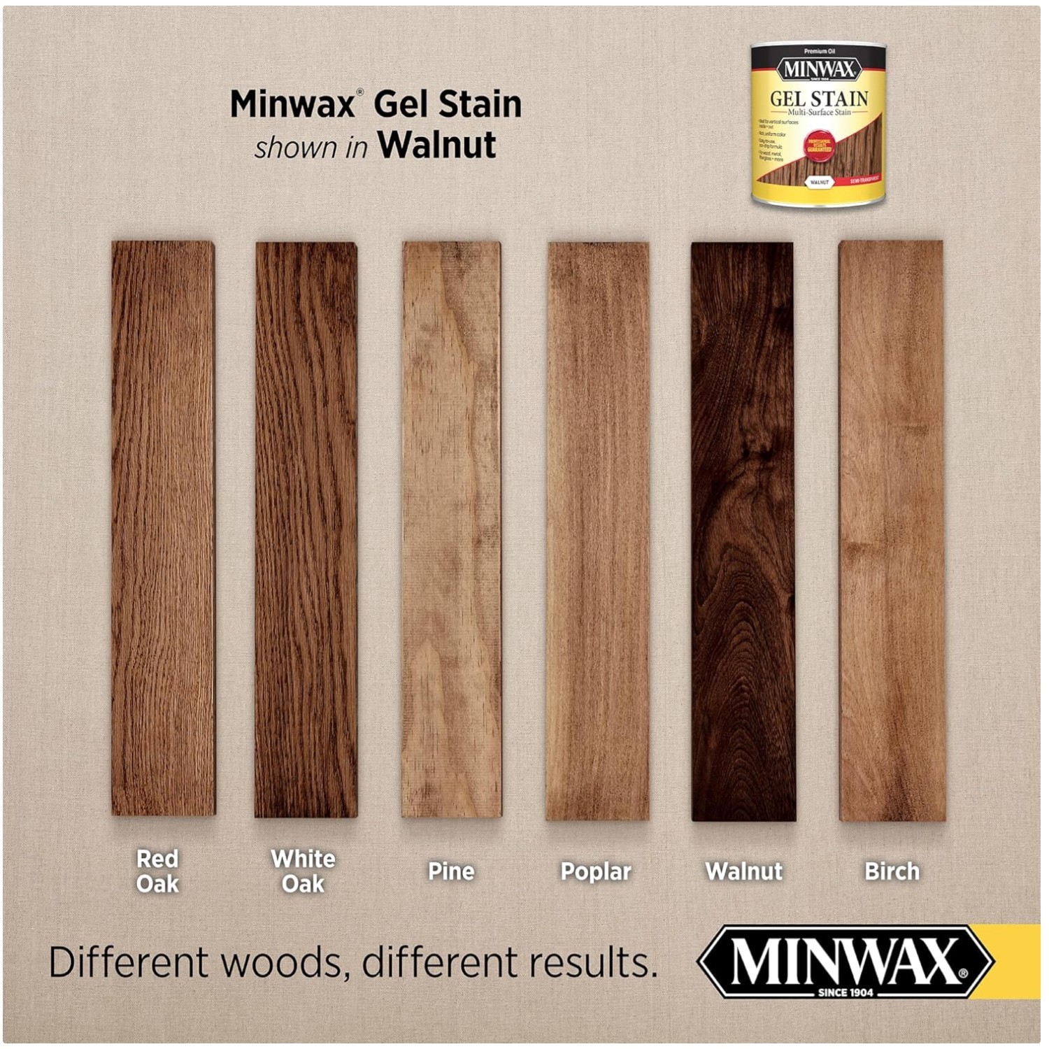 Walnut Gel Stain Quart – Non-Drip Formula