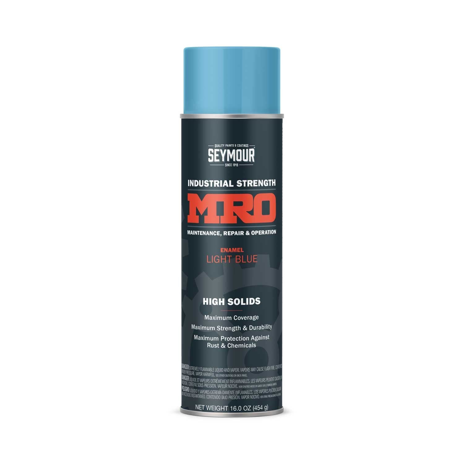 Light Blue High Solids Paint 16 Ounces Rust Weather Resistant VOC Compliant