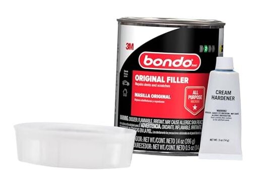 Bondo Body Filler, Original Formula for Fast, Easy Repair & Pack of 1