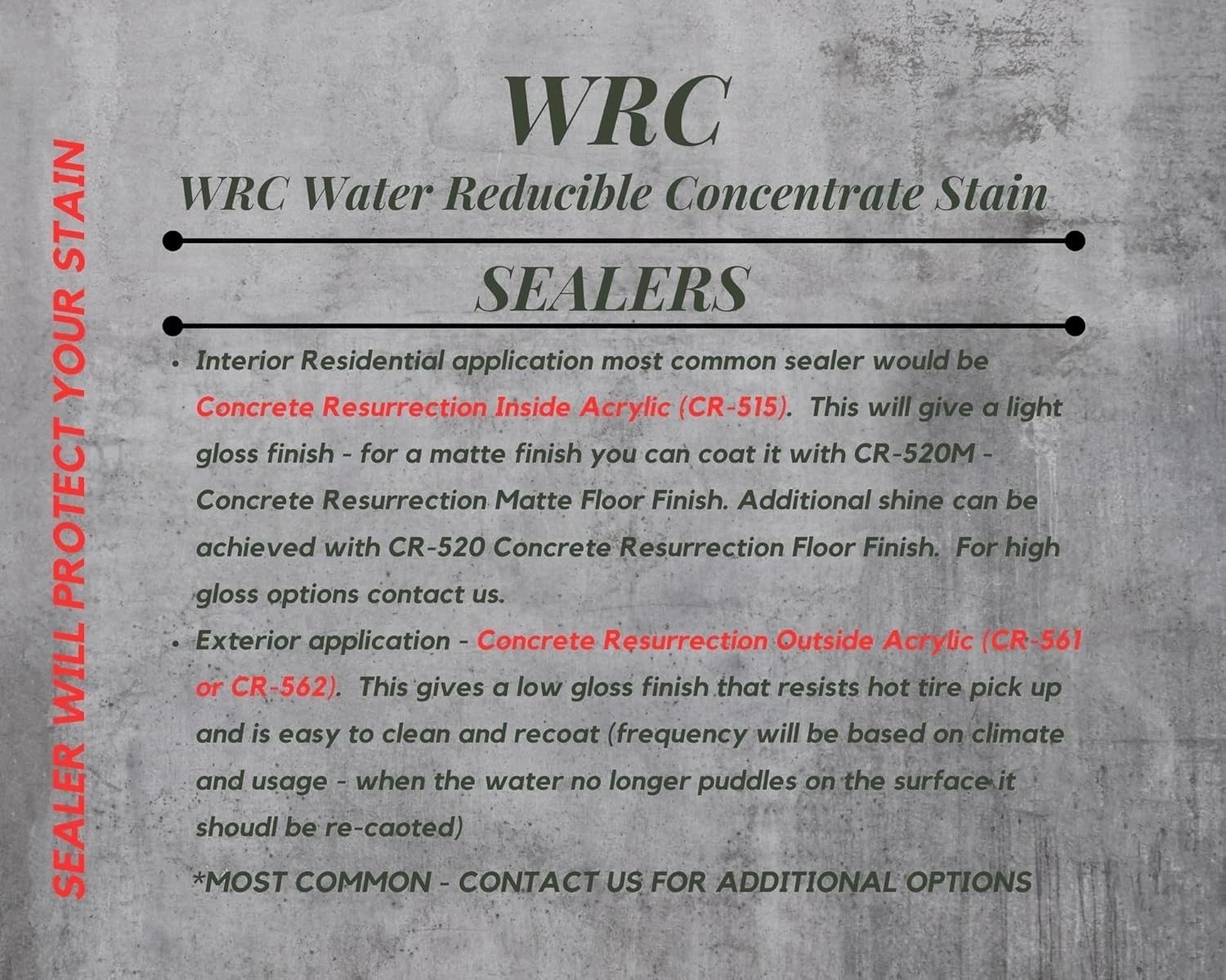 Onyx Concrete Stain Concentrate – Pro Grade, Water-Based, Semi-Transparent 32oz