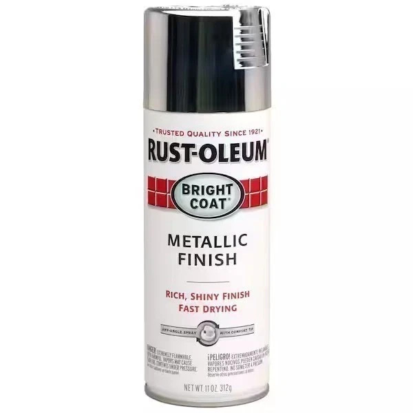 11 Oz. Bright Chrome Metallic Spray Paint.