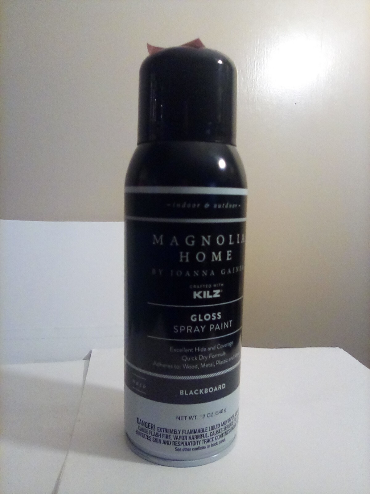 NEW Magnolia Home (w KILZ) GLOSS Interior/Exterior Spray Paint BLACKBOARD