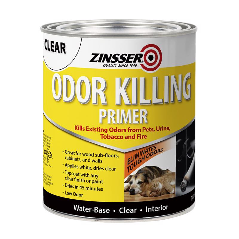Rust-Oleum Zinsser 307648 Odor Killing Primer, White, Quart