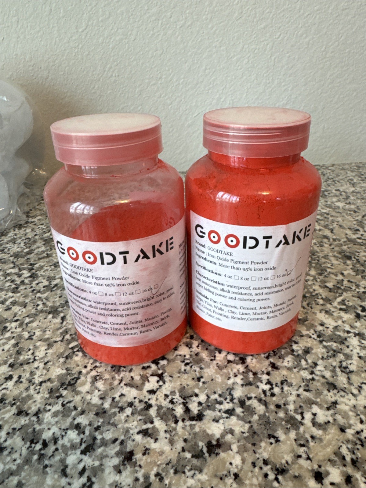 Goodtake Iron Oxide Powder Red Concrete Pigment Concrete Color Pigment For