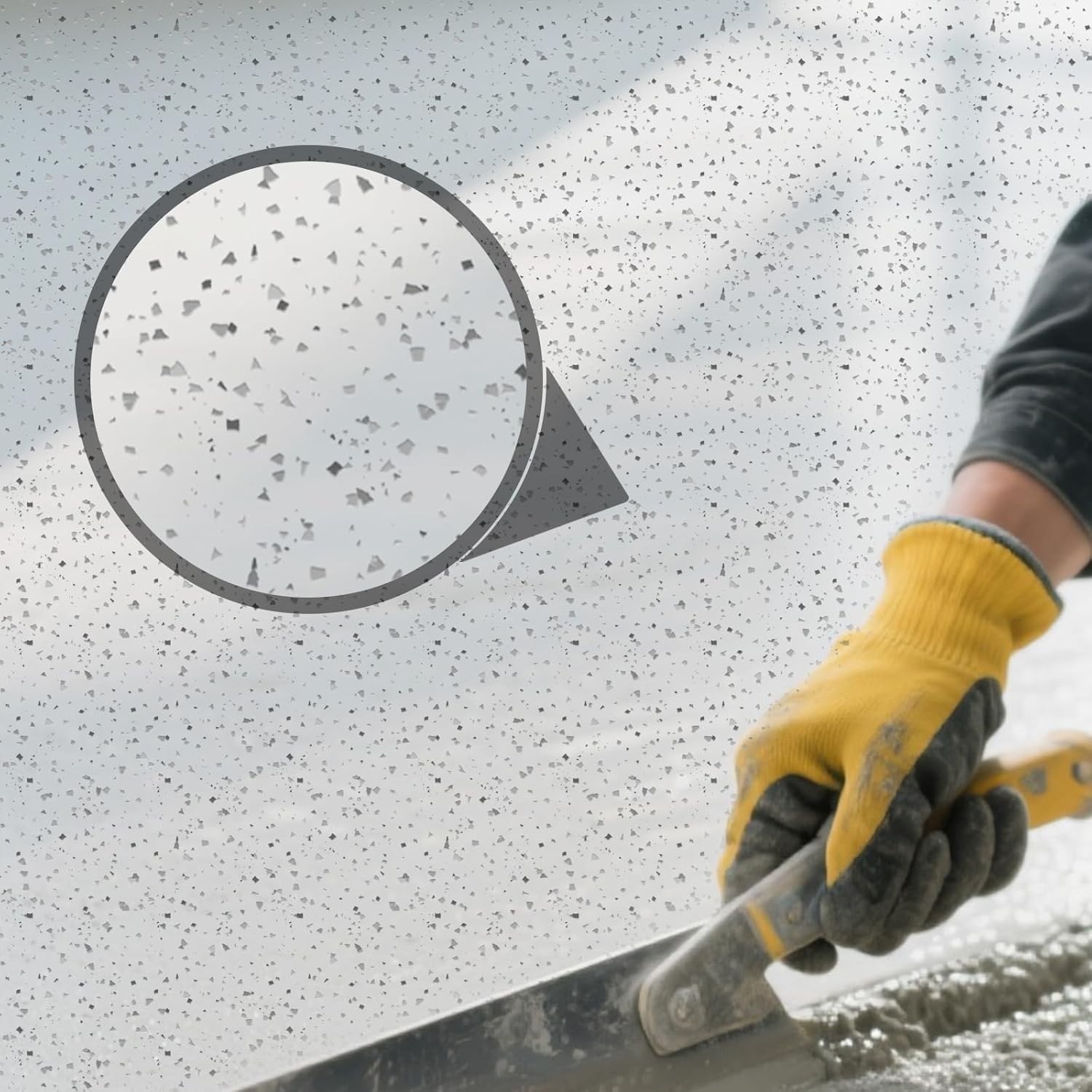 Epoxy Floor Flakes for Garage, Blend Color Chips Concrete Floor Coatings Deco…