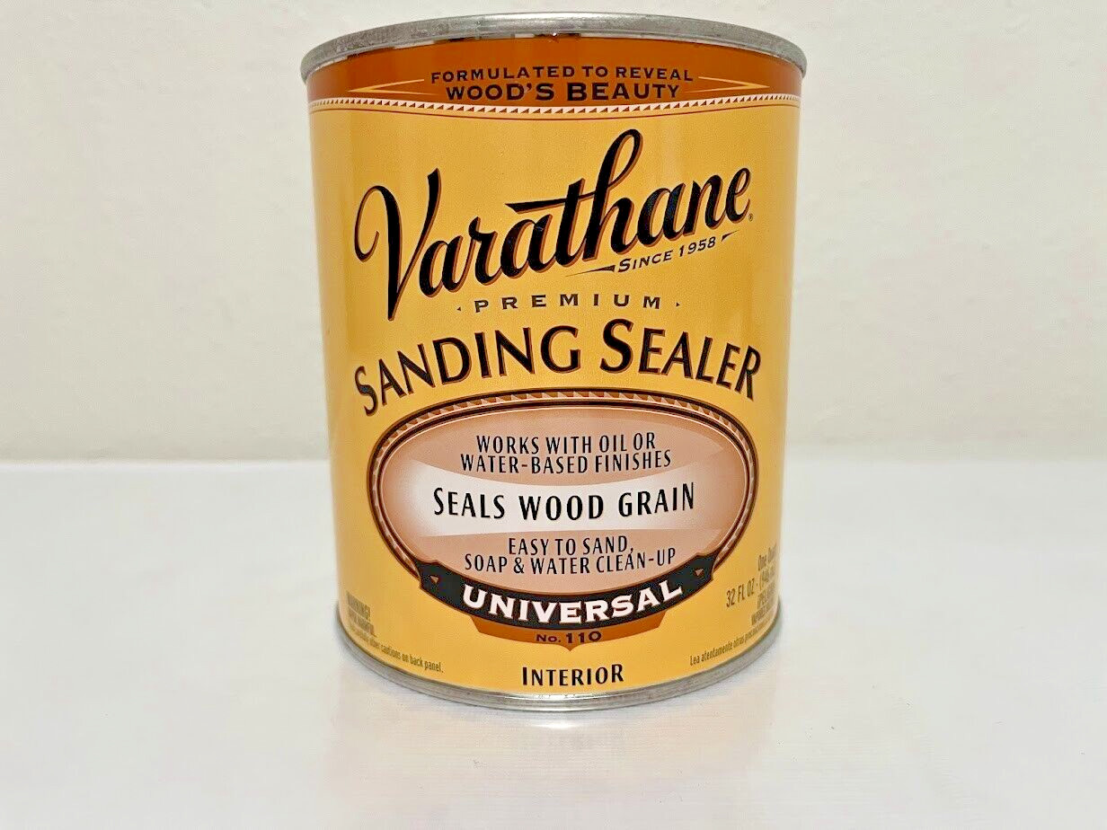 2 x Varathane Sand Sealer 32 oz ea Rust-Oleum Seals Wood Grain Factory Case