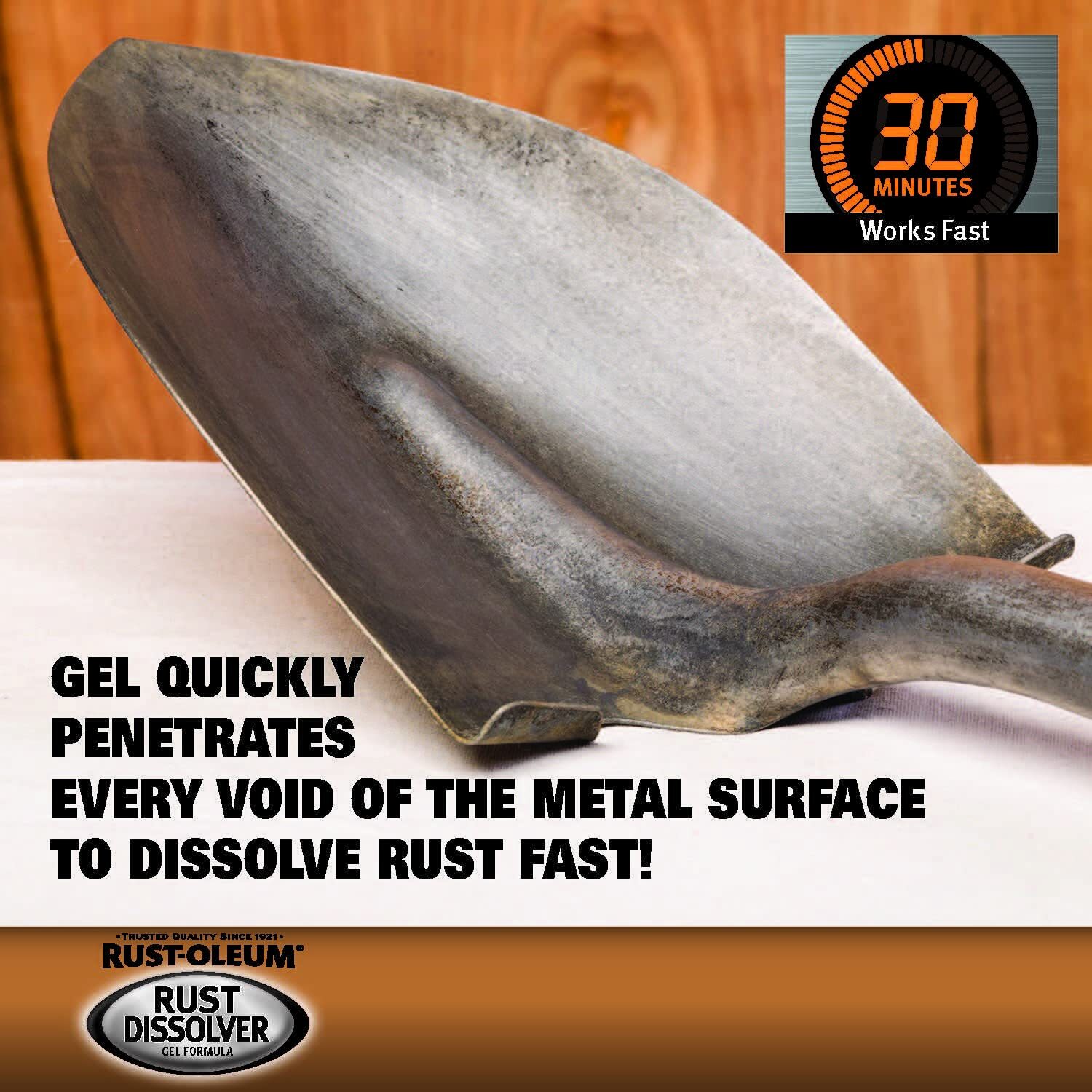 Rust Oleum Rust Dissolver Spray Gel 32 Oz Gel Clings To Metal Quickly Removes…