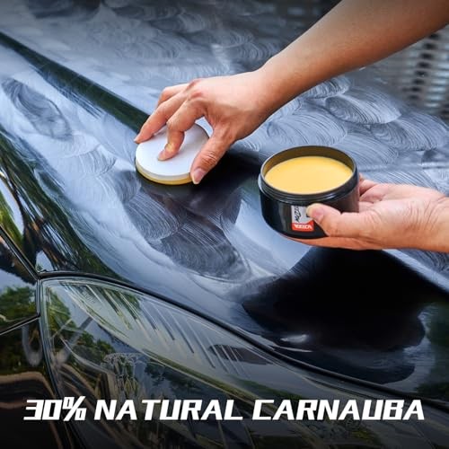 Ceramic-Boosted Carnauba Wax Paste for Cars, RV, Motorcycle, Boat- Triple