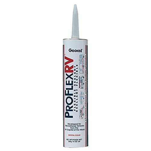 Geocel 28100V Pro Flex RV Flexible Sealant, 10 oz Cartridge Flex Rv Clear
