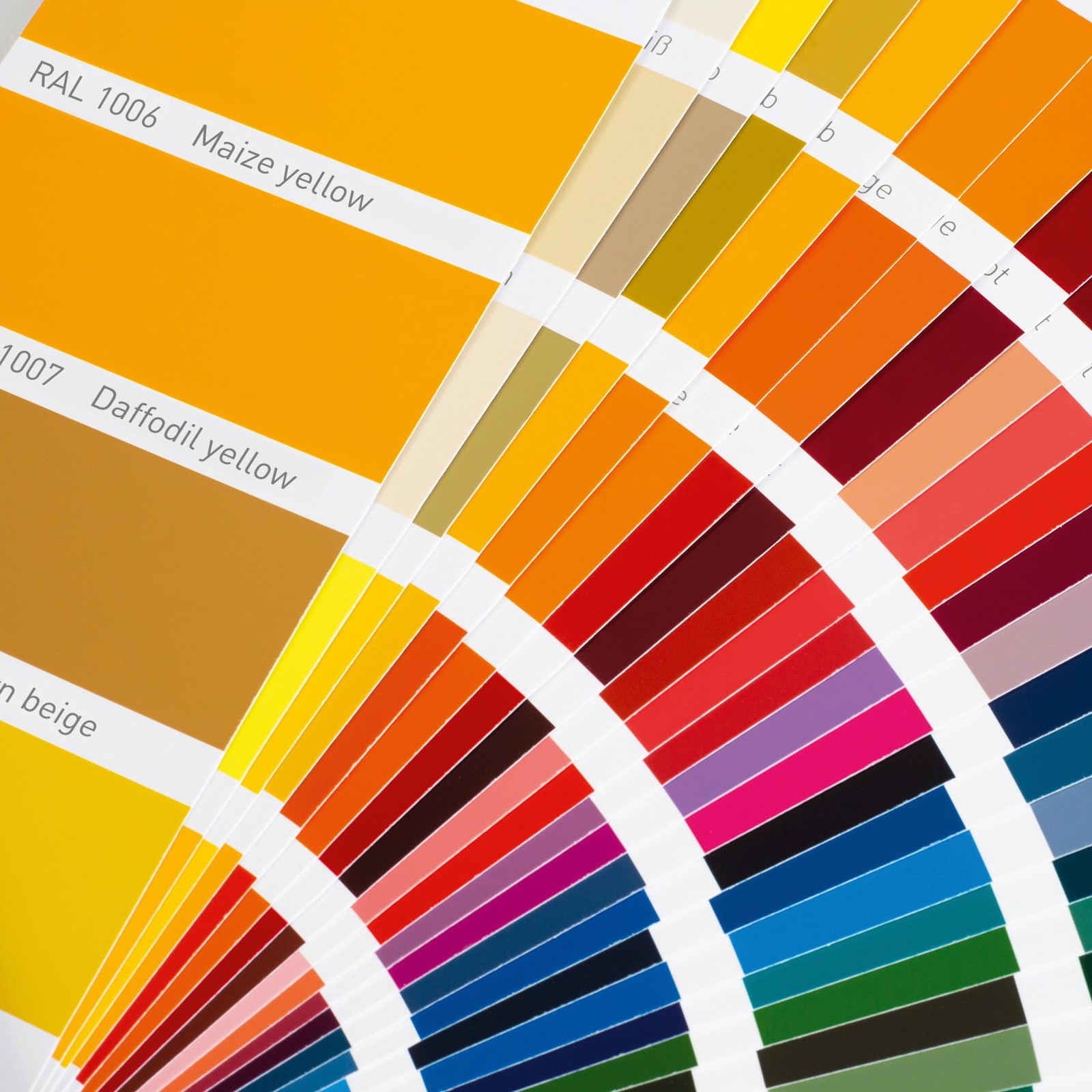 RAL K7 Color Chart, 216 Colors, Gloss, 8 Languages